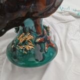 Old shell lamp "Monaco" in ceramic