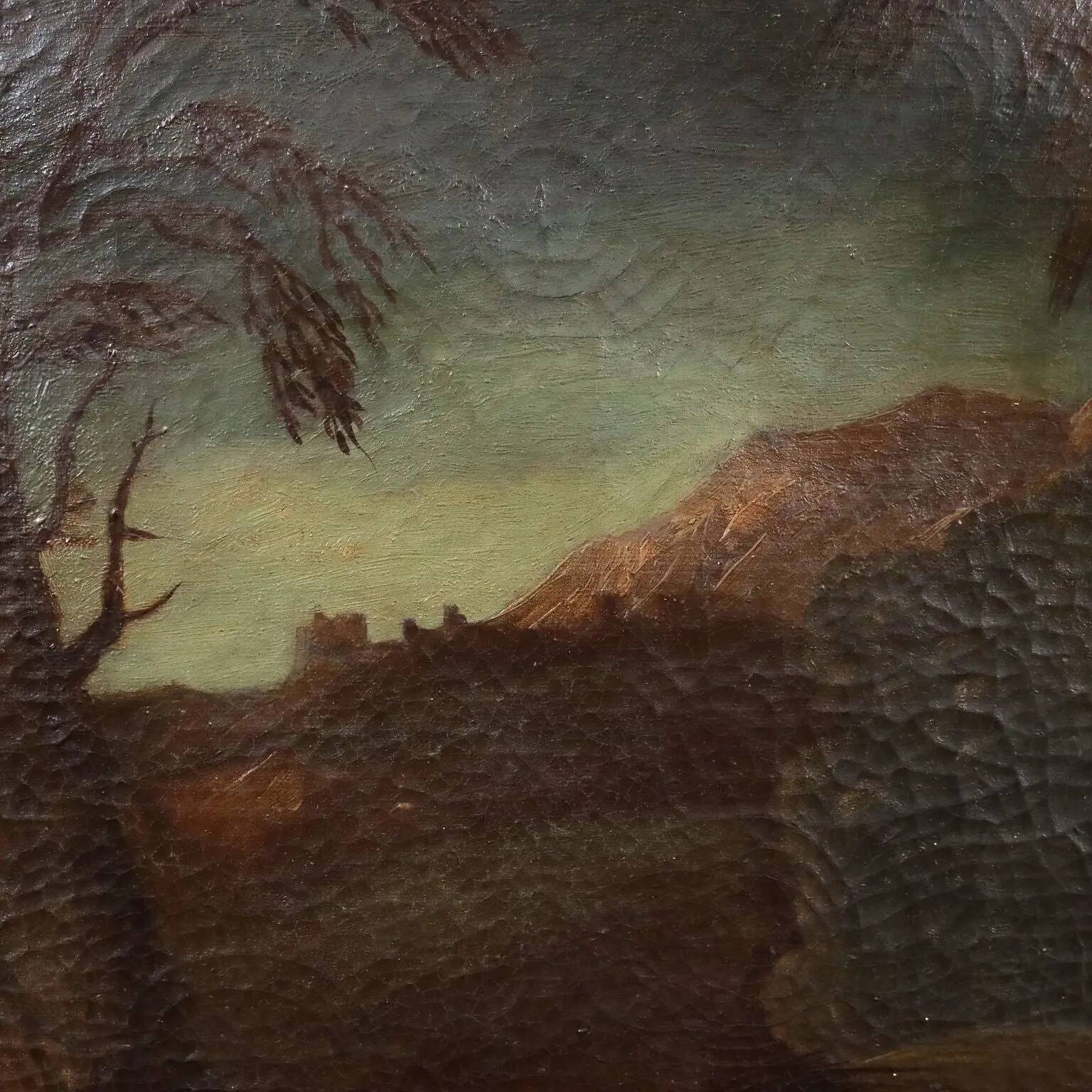 Rest during the Flight into Egypt, oil on canvas, 18th-19th century