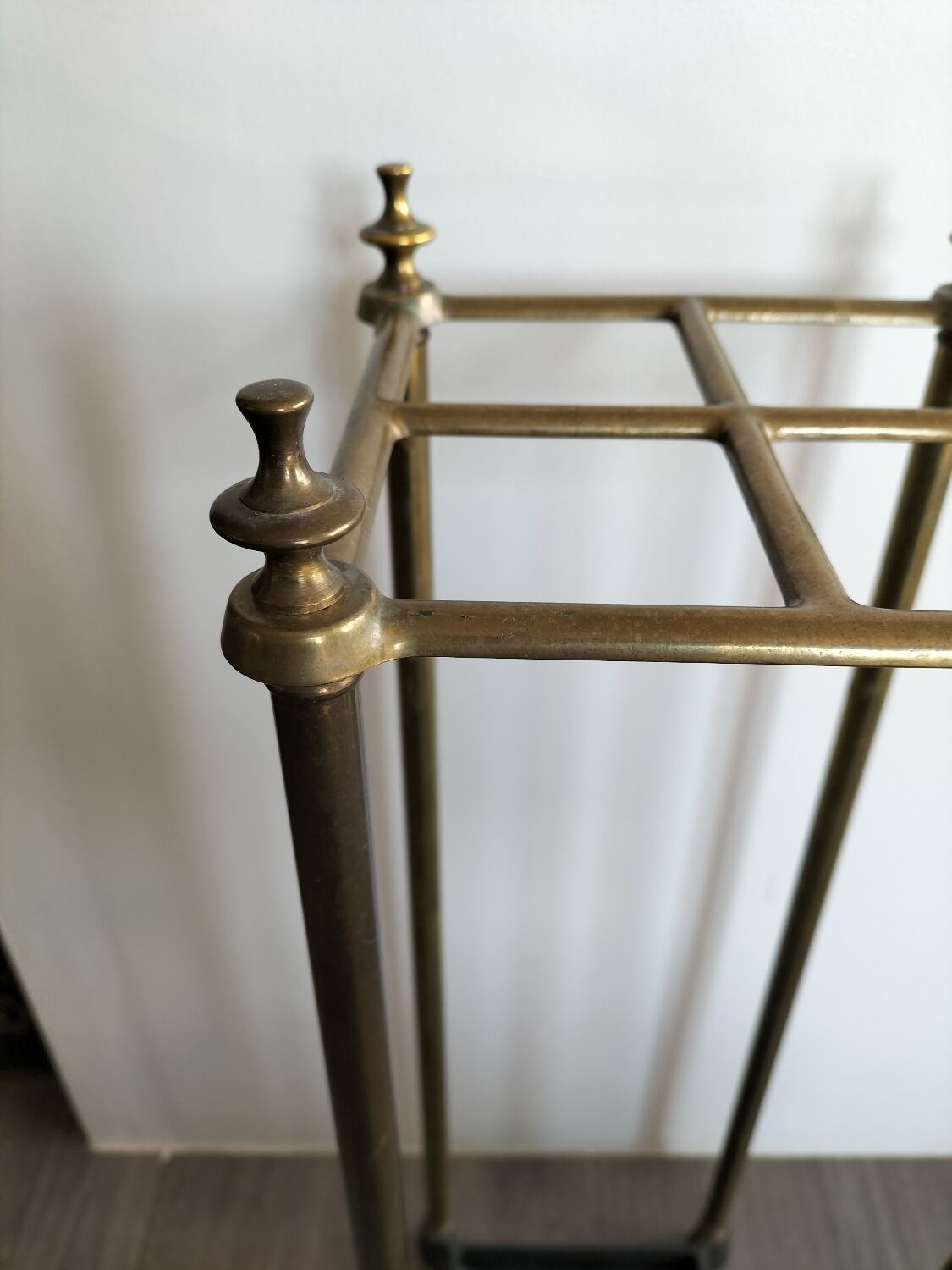 Antique brass umbrella door