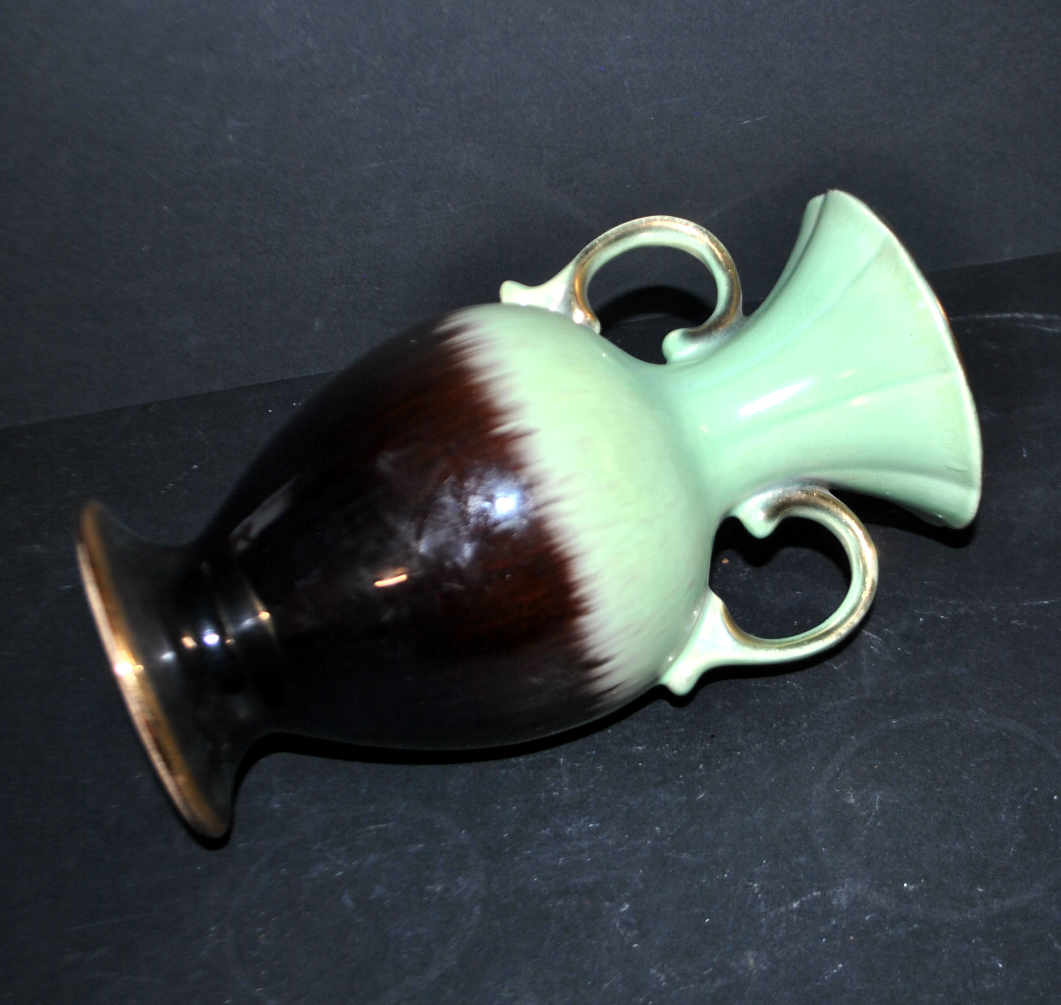 Vintage ceramic amphora vase Keramik 1950 by Eduard Bay Germany