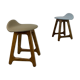 Pair of Danish Stools by Erik Buch for O.D. Mobler 1960s