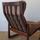 Genega Møbler leather armchair, Denmark, 1960s.