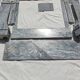 Napoleon III marble fireplace with modillions