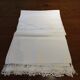 Cover of bolster old cotton and lace