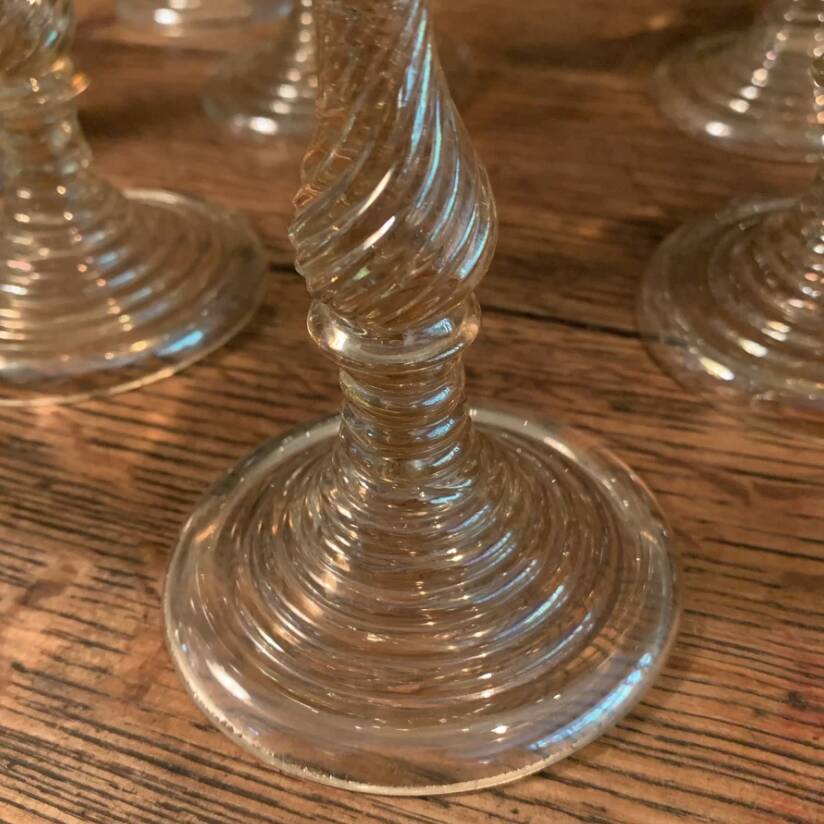 Suite of 12 Moselle wine glasses
