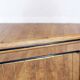 Metal magazine rack, wooden handle