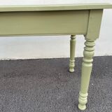 Painted wooden farmhouse table L120