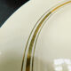 8 flat plates Villeroy - Boch Mettlach - Cream and Gold.
