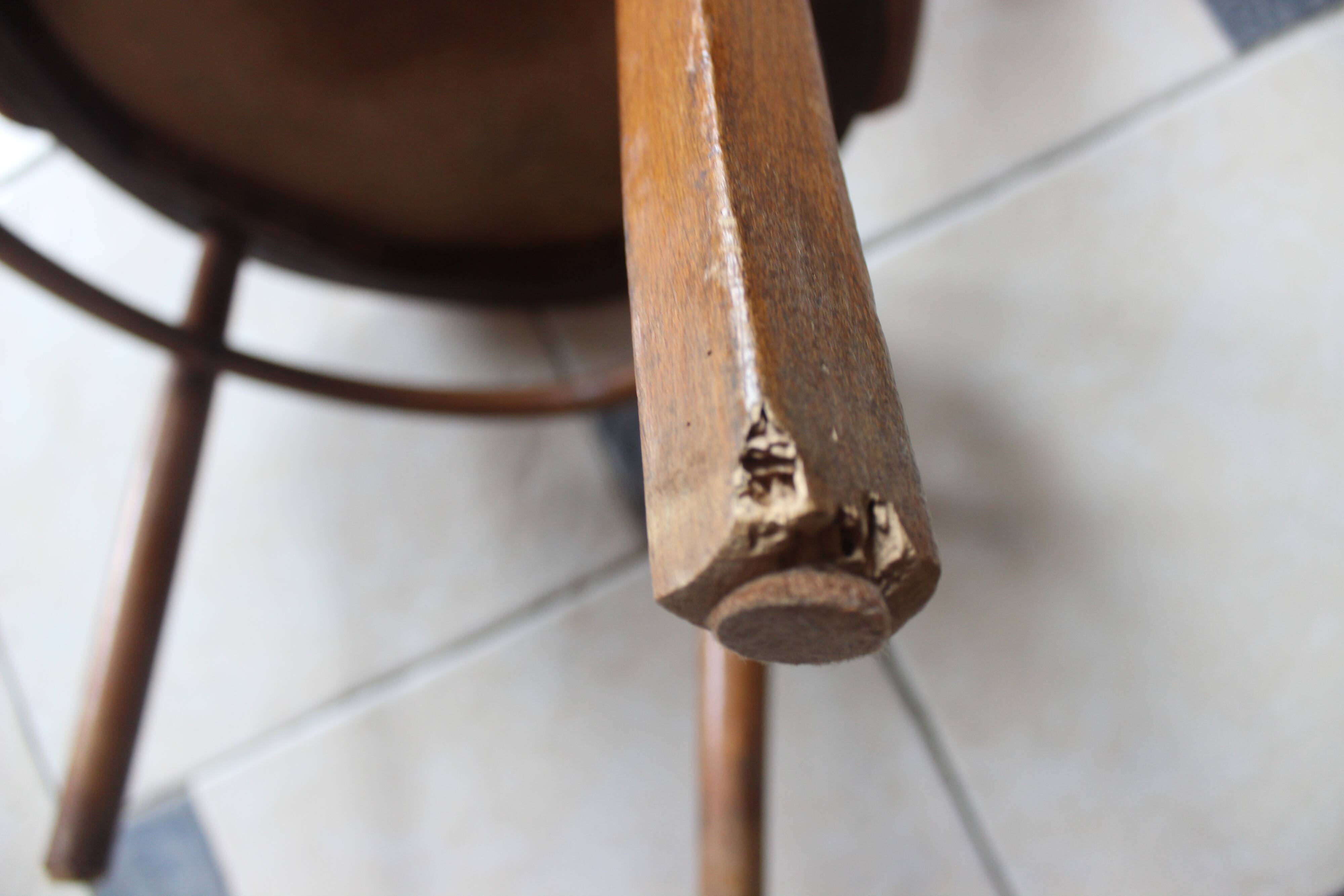 Baumann bentwood office chair