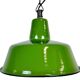 Industrial green enamel factory lamp from Zaos, 1960s