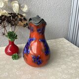 Ewer in slurry earthenware and tin