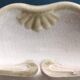 set of 6 artichoke plates, barbotine, Lille Fives factory.