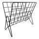 Vintage wired metal magazine rack