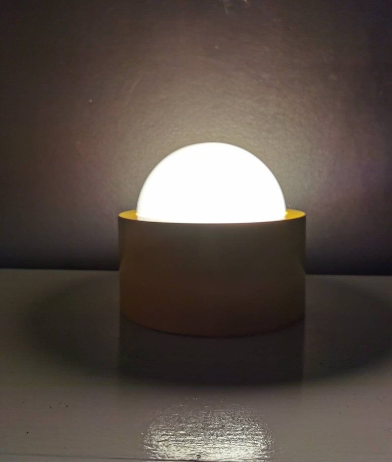 Vintage yellow ceiling lamp/table lamp, 80s
