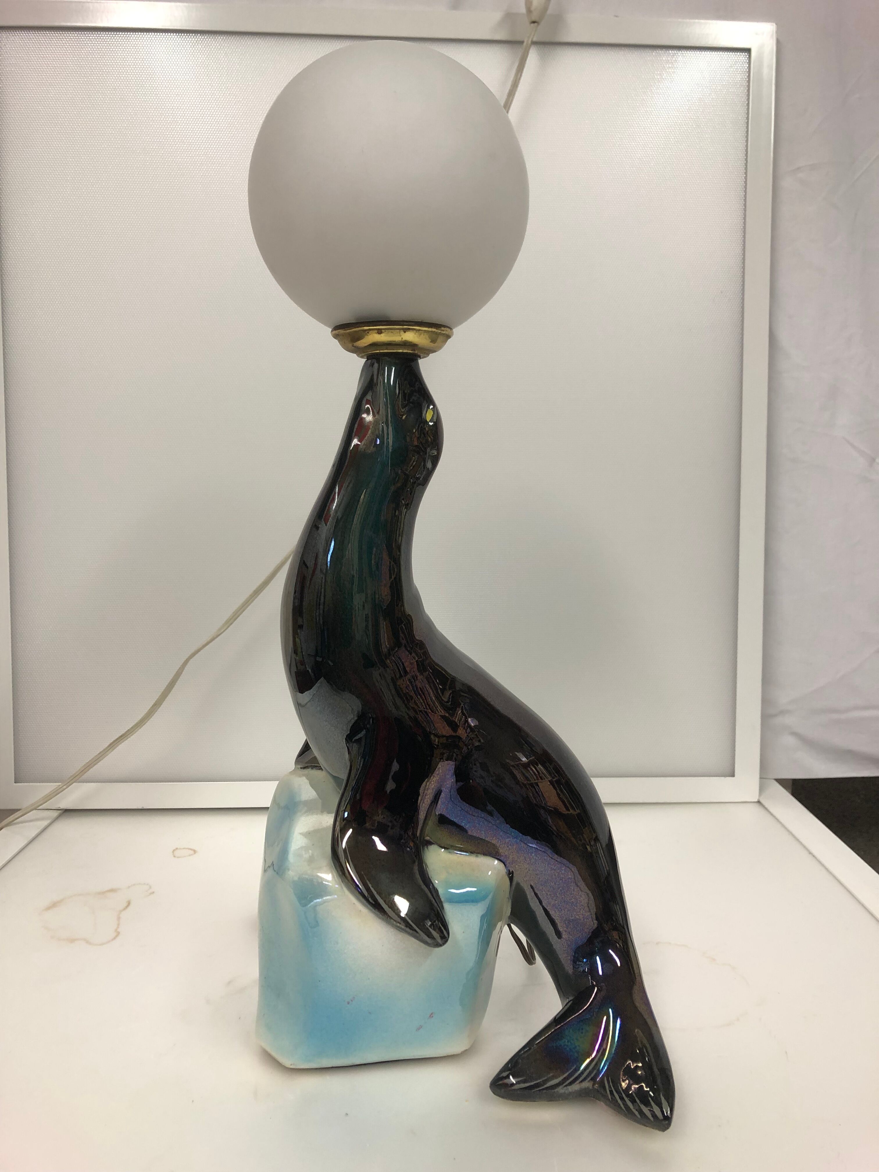 Sea lion lamp 1950