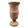 Ancient turned wooden vase, olive or fruitwood.