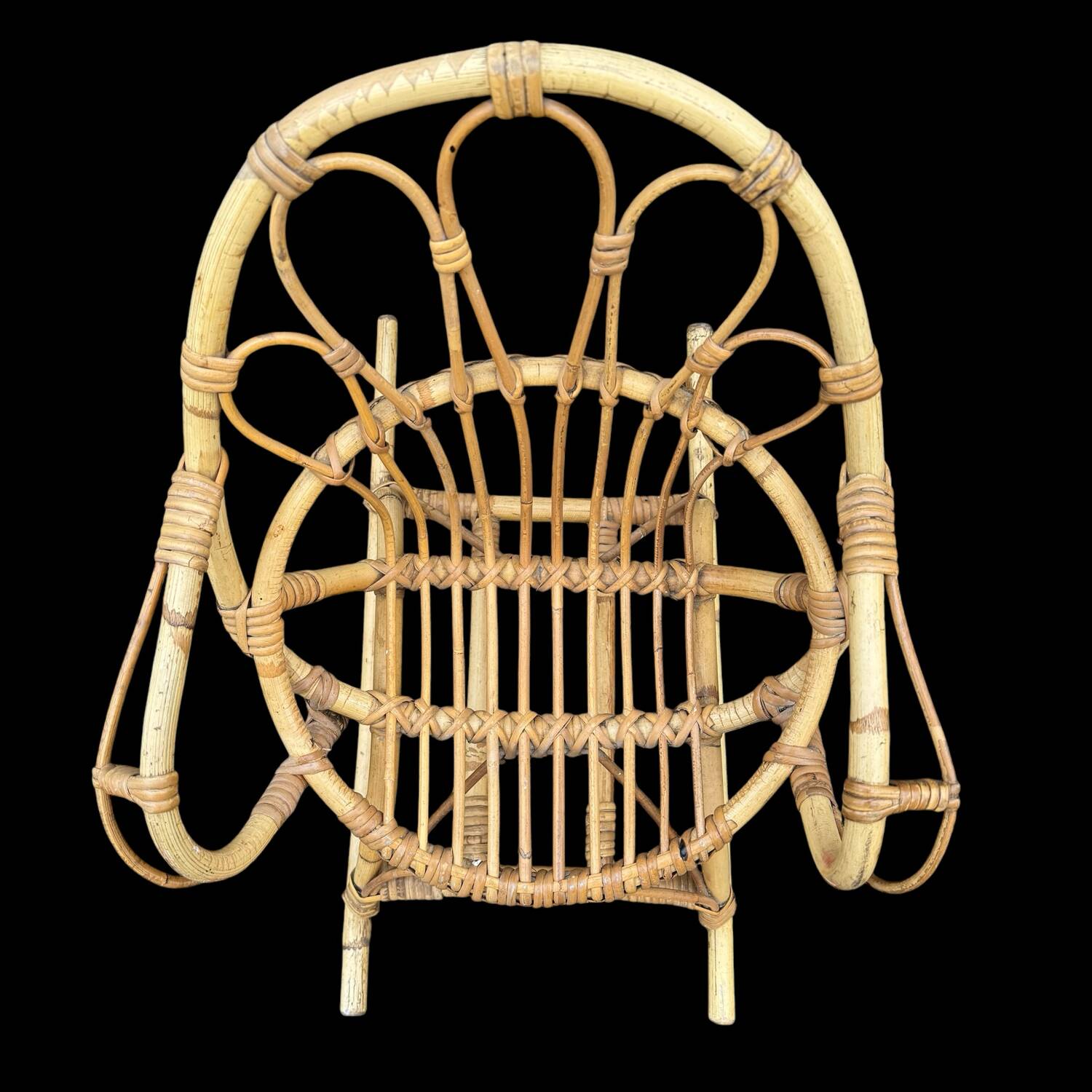 Provencal children's rocking chair from the 50s