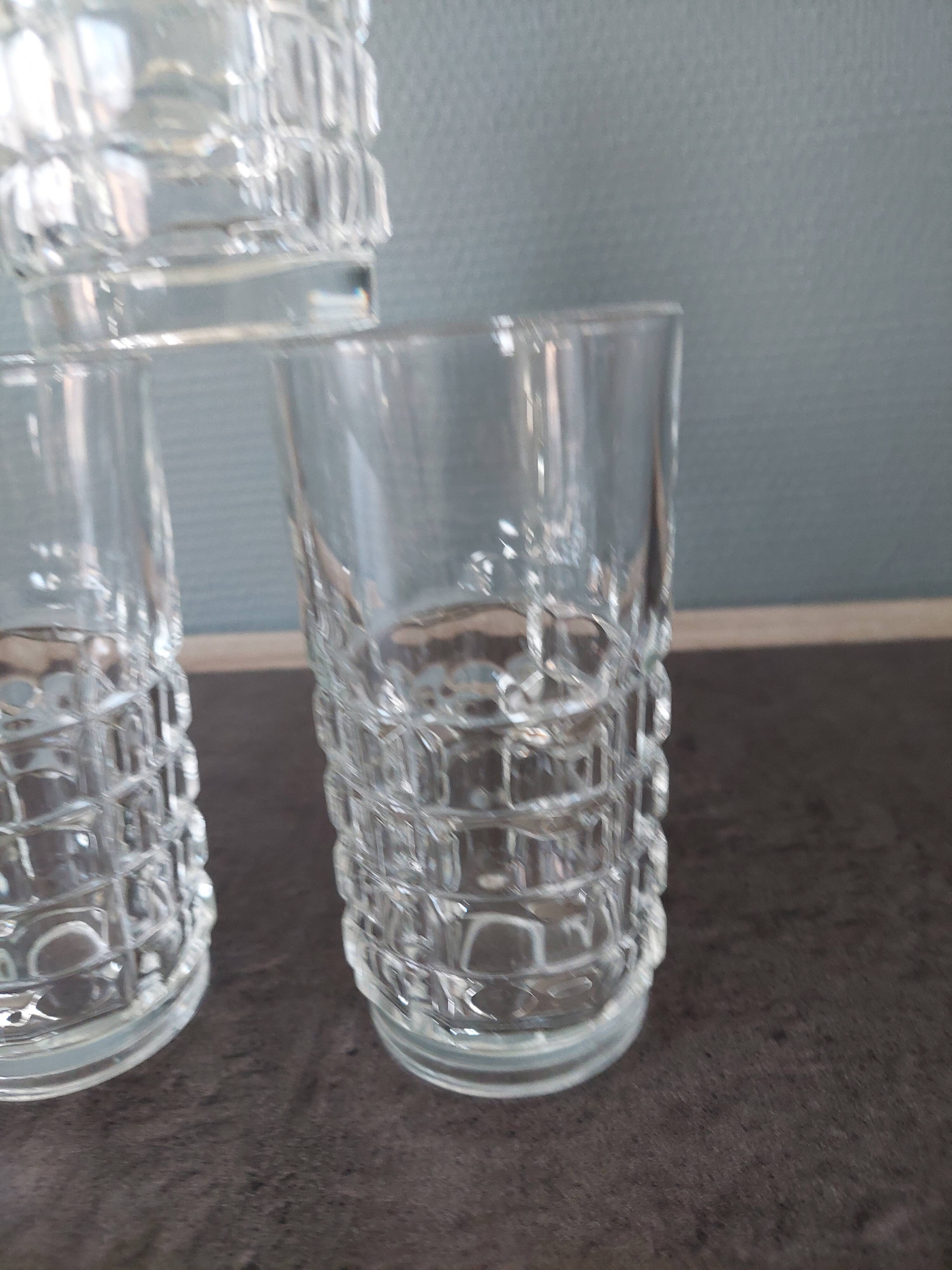 Verres  à eau vintage