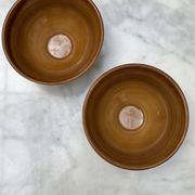 lot de 2 petits bols en grès vernissé