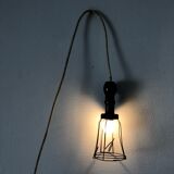 Work light garage Bakelite 24 cm 1950 vintage