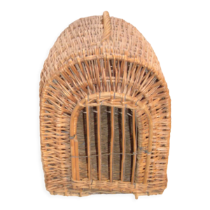 Caisse de transport rotin