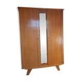 Vintage wooden wardrobe from the 50s