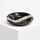 Ceramic plate – black with natural shading
