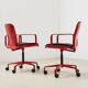 Pair of Supporto Desk Chairs by Frederick Scott for ICF Italy 1976