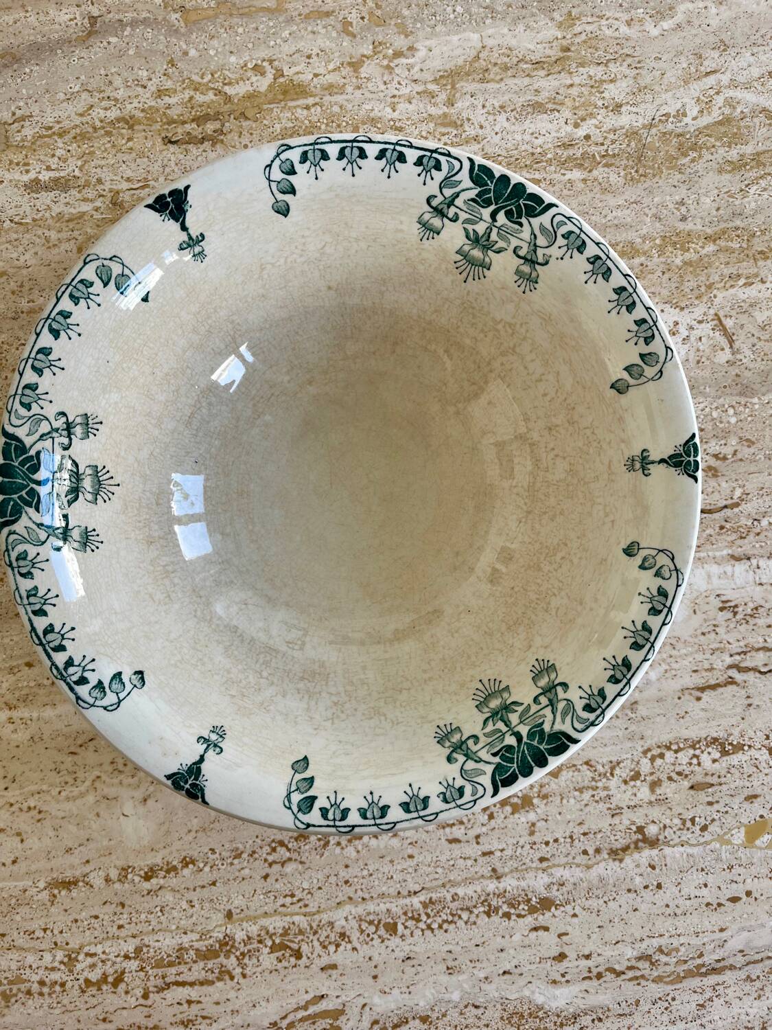 Onaing iron clay salad bowl