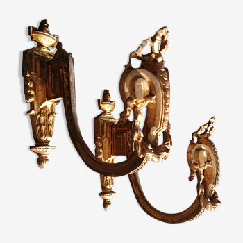 Pair of gilded bronze door-kissing holders