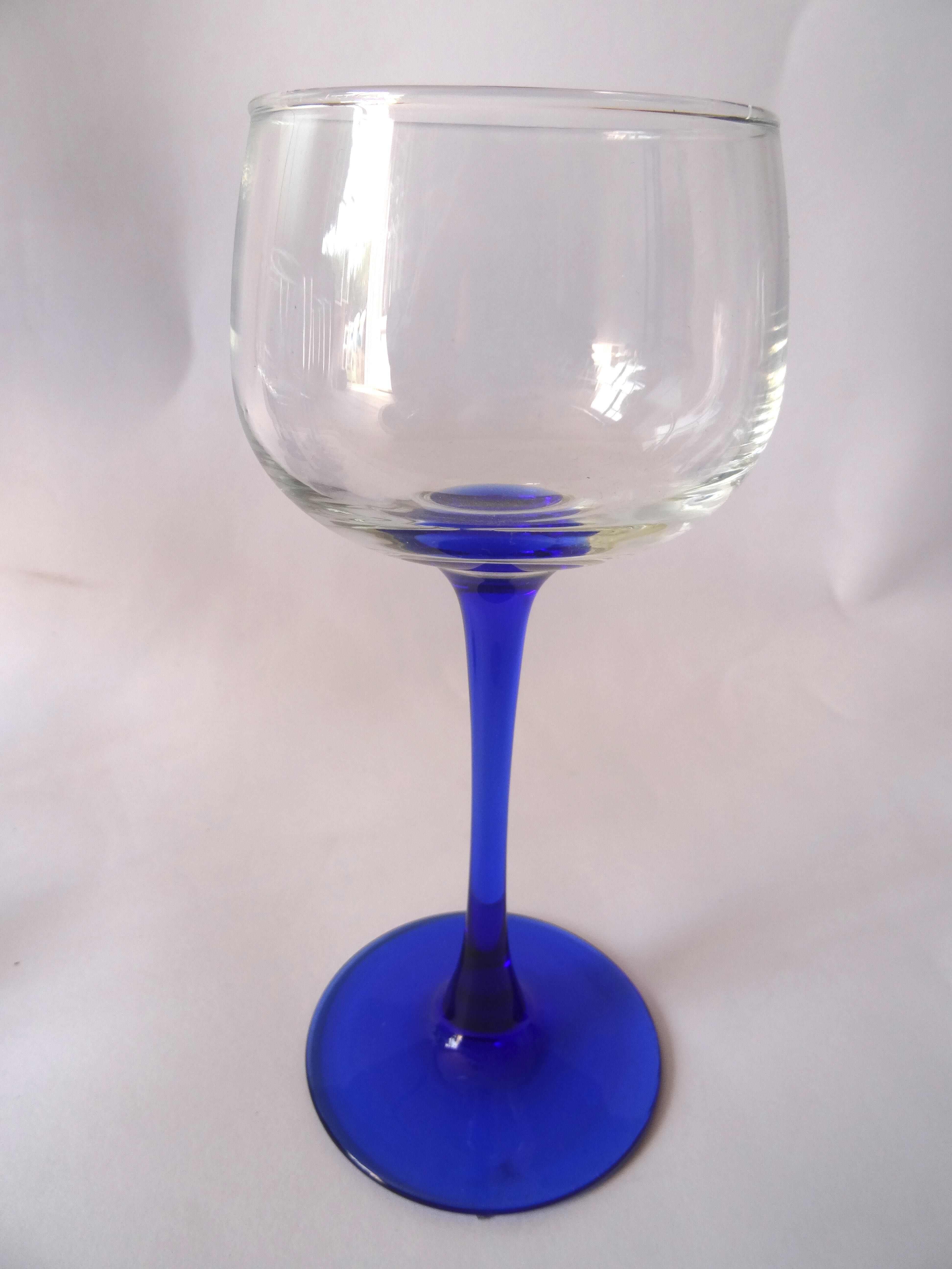 Blue balloon foot glasses