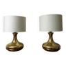 Pair of 70s table lamps