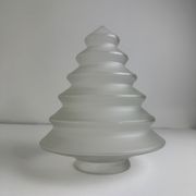 ANTIQUE ART DECO SUSPENSION 1930 FROSTED GLASS