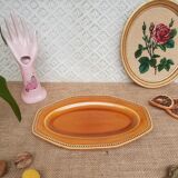 Ravier - small dish Longchamp France mustard - vintage