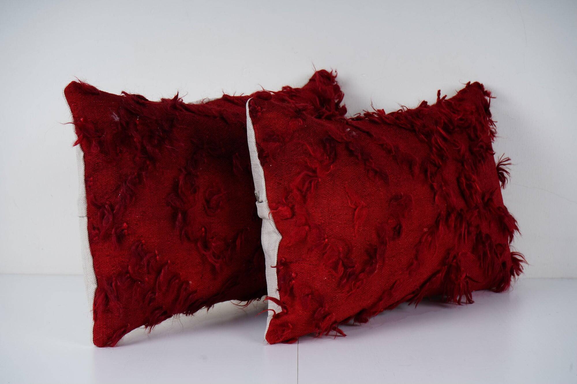 Set of 2 vintage Turkish cushion covers 30x51 cm