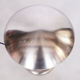 Czech Bauhaus Table Lamp, Designer František Anýž, Nickle-Plated Steel, 1920s