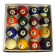Set of 16 vintage billiard balls