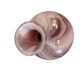 Vintage swirling glass vase with marble effect / Murano style