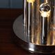 Vintage 20thc italian chrome multi-light table lamp by reggiani c.1970