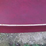 Bridge chair in red skai