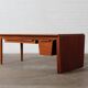Coffeetable sewing table by Arne Wahl Iversen Danish design teak