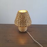 Woven table lamp