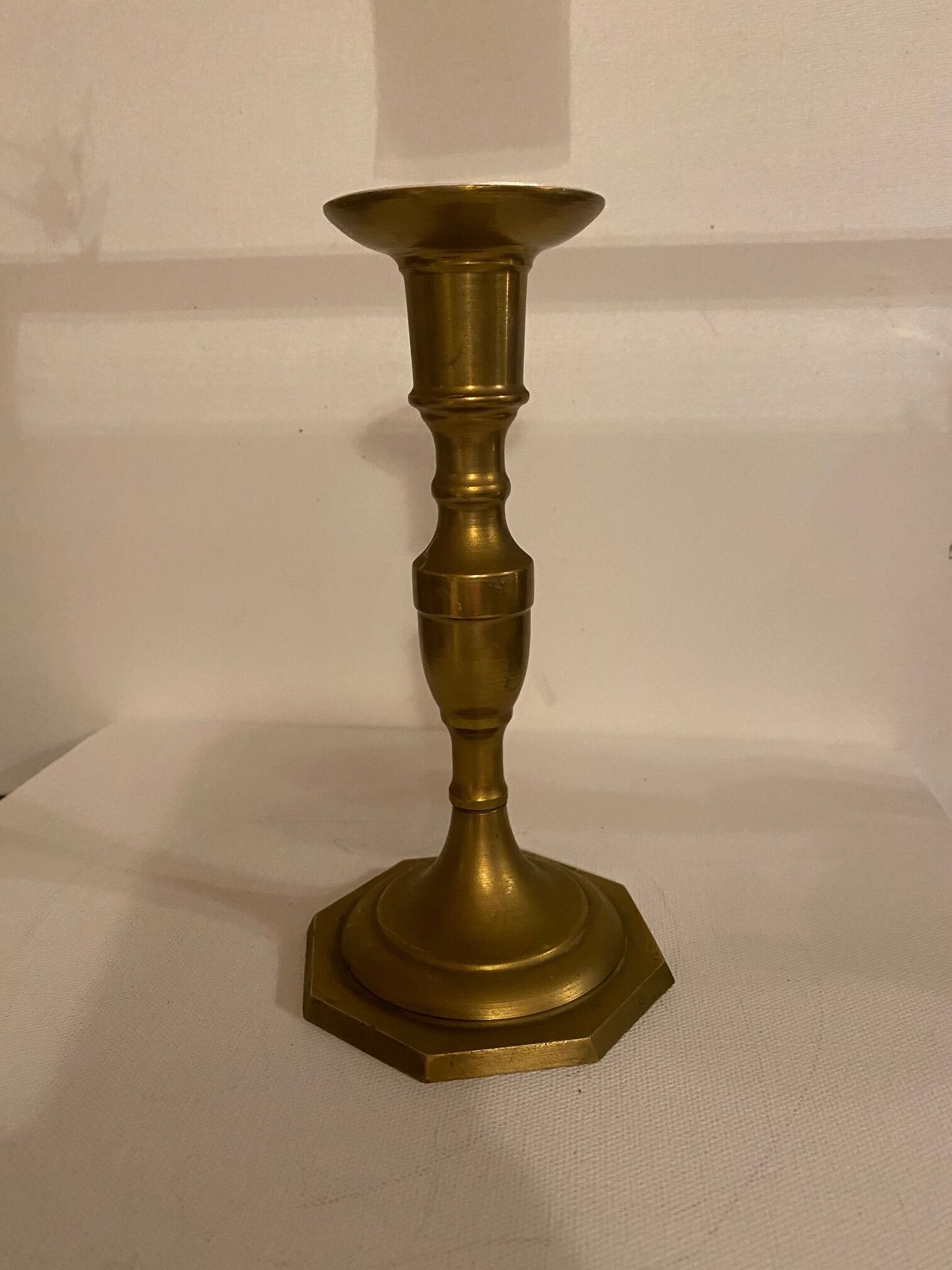 Brass candlestick