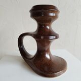 Stoneware candle holder Bastian Le Pemp Quimper