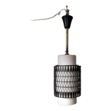 Scandinavian openwork metal pendant lamp