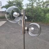 Vintage 1970s space age 3-light floor lamp