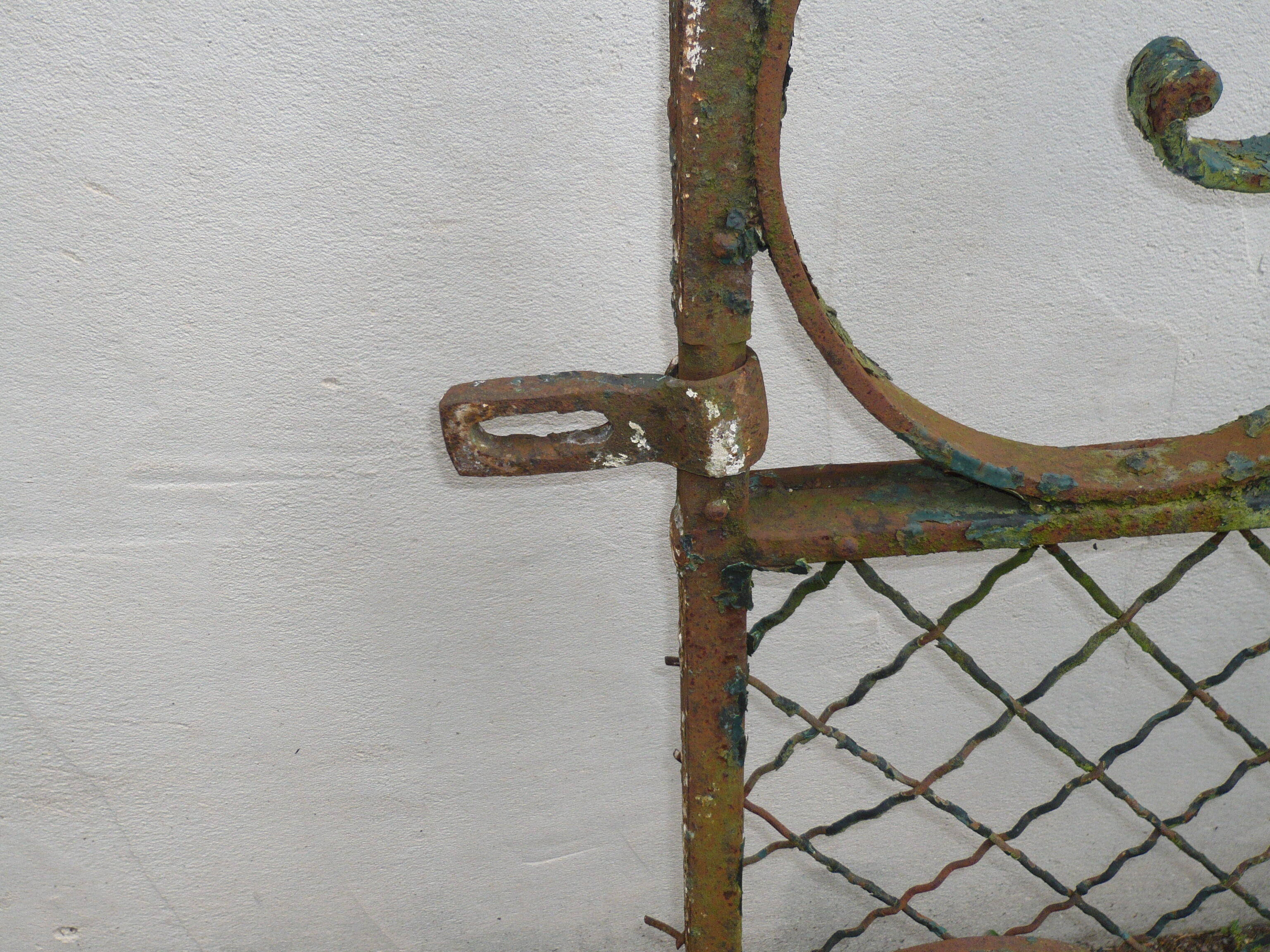 Old wrought iron gate