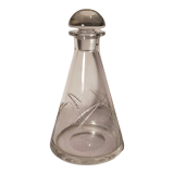 Art-Deco crystal decanter early twentieth century
