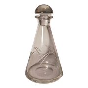 Carafe en cristal Art-Déco début XXème