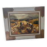 Peinture Les Moissonneurs V.Ziminski